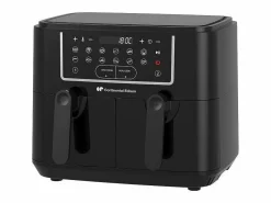 Best Freidora de Aire Sin Aceite 9L Doble Cubetas 2400W Continental Edison Pequeño Electrodoméstico