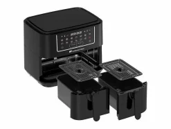 Best Freidora de Aire Sin Aceite 9L Doble Cubetas 2400W Continental Edison Pequeño Electrodoméstico