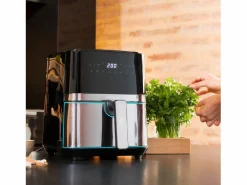 Freidora sin aceite Cecofry Full Inox 5500 Pro con Accesorios Cecotec
