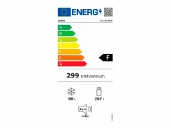 Online Frigorífico combi Aspes AC11852BNFX SmartFrost 295L F inox 186 cm Plateado
