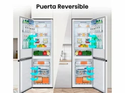 Hisense Frigorífico combi RB390N4AWE Total No Frost 304L Multi Air Flow E 186 cm