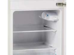 Hauss Spole Frigorífico de 60L con 2 puertas e iluminación LED - Consumo energético 102 kWh/año - crema