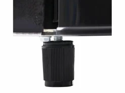 Hauss Spole Frigorífico estilo retro de 72L con iluminación LED - Congelador de 21L - Negro