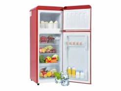 Best Frigorífico retro de 92 litros con 2 puertas e iluminación LED - -27 °C a 13 °C - Electrodomésticos De Frío