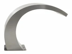 Fuente cascada de piscina con LEDs acero inoxidable 30x60x45 cm ES771079