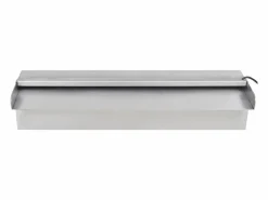Sale Fuente cascada rectangular LED piscina acero inoxidable 45 cm ES234603 Plateado