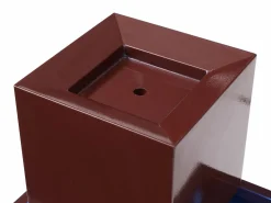 New MYLIA Fuente de exterior de acero inoxidable y cristal - Alt. 65 cm - - CARDINA Terracota