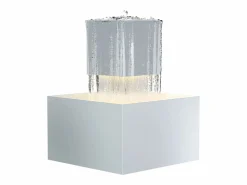 Best MYLIA Fuente de exterior de acero inoxidable con LED - Alt. 65 cm - - CARDINA Plateado