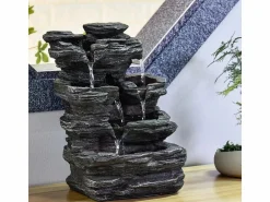 Online Zen Light Fuente de interior Pietra con iluminación LED Marru00f3n