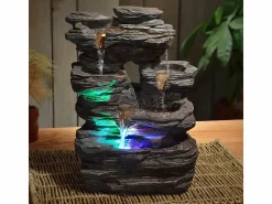 Online Zen Light Fuente de interior Pietra con iluminación LED Marru00f3n