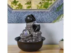 Online Sunchine Fuente de resina Naturaleza verso Negro
