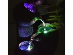 Sale Zen Arôme Fuente de resina Zen con LED Luba Marru00f3n