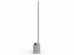 MYLIA Fuente exterior de acero inoxidable y vidrio con LED, L. Alt. 183 cm, , PANGA