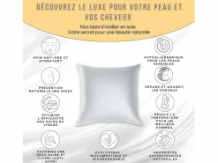 Sale Funda de Almohada en Pura Seda de Morera 65x65 Funda De Almohada