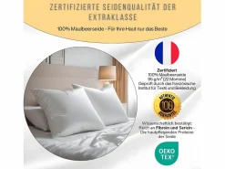 Sale Funda de Almohada en Pura Seda de Morera 65x65 Funda De Almohada