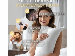 Inphysio Funda de Almohada en Pura Seda de Morera 70x50