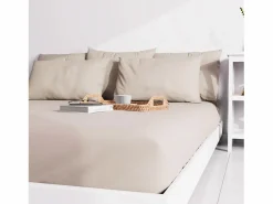Soleil d'ocre Funda de almohada lisa 50x70 cm ZZZ lino