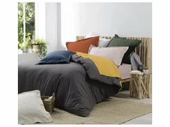 Outlet Funda de almohada percal color salvia 85 x 185 cm Funda De Travesaño