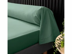 Best Funda de almohada "Percaline" 85x185cm 100% algodón Tilo Certificado Oeko-Tex Funda De Travesaño