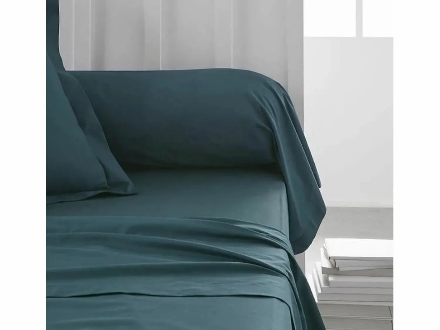 Today Funda de almohada Essential Verde Esmeralda 45 x 185 cm Verde Turquesa
