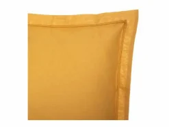 Atmosphera Funda de cojín algodón ocre 63x63cm