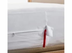Outlet PIKOLIN Funda de colchón 180x196cm| HOME|Antichinches|Cierre hermético Blanco