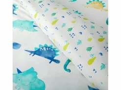 Sale Cotton Artean Funda Nordica Reversible Infantil Rex Cierre con Botones Cama de 90 Azul