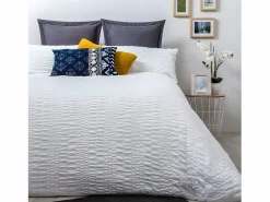 Funda Nordica SEERSUCKER microfibra bambula Cama de 135 Funda Nórdica