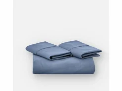 Discount Morfeo Descanso Funda nórdica marino 105x190/200 - 100% algodón orgánico premium Azul