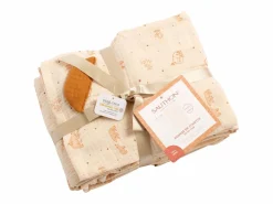 Online Sauthon Funda nórdica de algodón 100x135cm y funda de almohada Beige