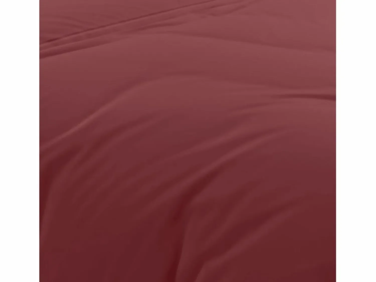Soleil d'ocre Funda nórdica de algodón de 57 hilos 240x220 cm Ladrillo liso, por