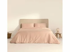 New Funda nÃ³rdica satÃ©n 300 hilos PInk - 140x200 cm Funda Nórdica