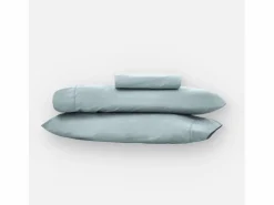 Outlet Morfeo Descanso Funda nórdica verde agua 200x190/200 - 100% algodón orgánico premium Verde claro