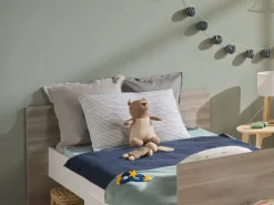 Sauthon Funda nórdica 100x135cm y funda de almohada marinière
