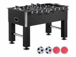 Discount Futbolín Mesa de Juego de Futbolín SucceBuy Mesa de Futbolín de 139.7 cm, Juego de Fútbol Estándar para Uso Doméstico Negro