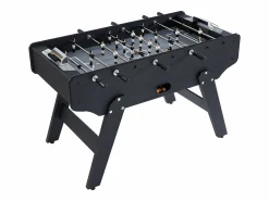 Best Vente-unique Futbolín de MDF - Ancho 153 x Prof. 77.6 x Alt. 96 cm - LIONEL Negro