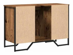 Sale vidaxl Gabinete de Lavabo Otro con puerta Madera Vieja 91 x 35 x 60 cm Marru00f3n