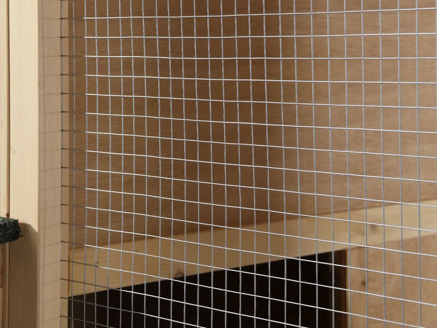 Outlet Gallinero, caseta con cerca de madera- 8 gallinas -Ancho 201 x Alt. 171- natural y verde - GALLUS Cama De Animales De Compañía