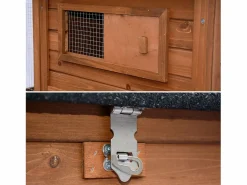 New Gallinero de madera con corral para 6 a 8 gallinas madera Cama De Animales De Compañía