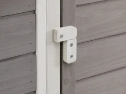 Discount Gallinero de madera con cerca - 4 gallinas - Ancho 173 x Prof. 64 x A. 108 cm - Blanco - LEVAS Cama De Animales De Compañía