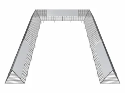 Clearance Gallinero Portátil para Exteriores SucceBuy (600 × 400 × 61.5 cm) Negro