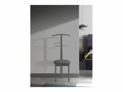 Outlet Galán 364 con asiento herrajes cromado satinado lacado en , 108 cm(alto)46 cm(ancho)4 Gris
