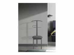 Outlet Galán 364 con asiento herrajes cromado satinado lacado en , 108 cm(alto)46 cm(ancho)4 Gris