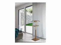Clearance Galán 356 herraje cromo satinado lacado en color nogal, 110 cm(alto)47 cm(ancho)34 cm(lar Galán De Noche