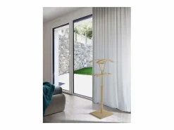 New Galán 356 herraje cromo satinado lacado en color roble, 110 cm(alto)47 cm(ancho)34 cm(lar Galán De Noche
