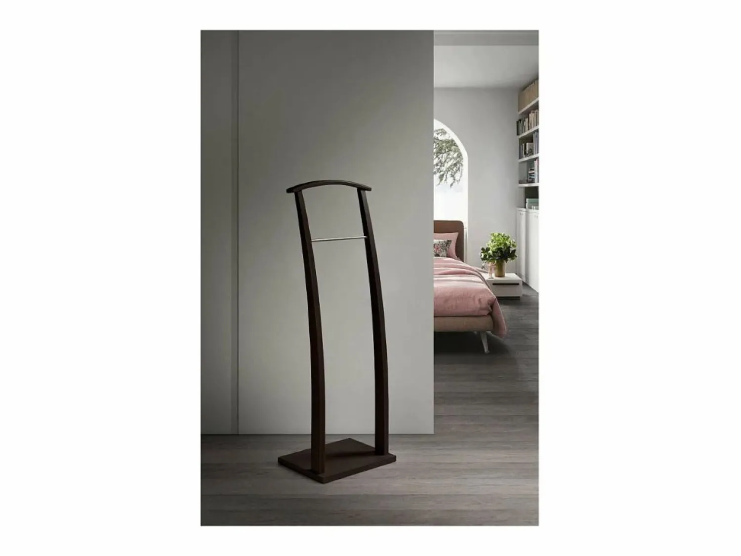 Discount Galán 385 herraje cromo satinado lacado wengué, 117 cm(alto)40 cm(ancho)28 cm(largo) Marru00f3n