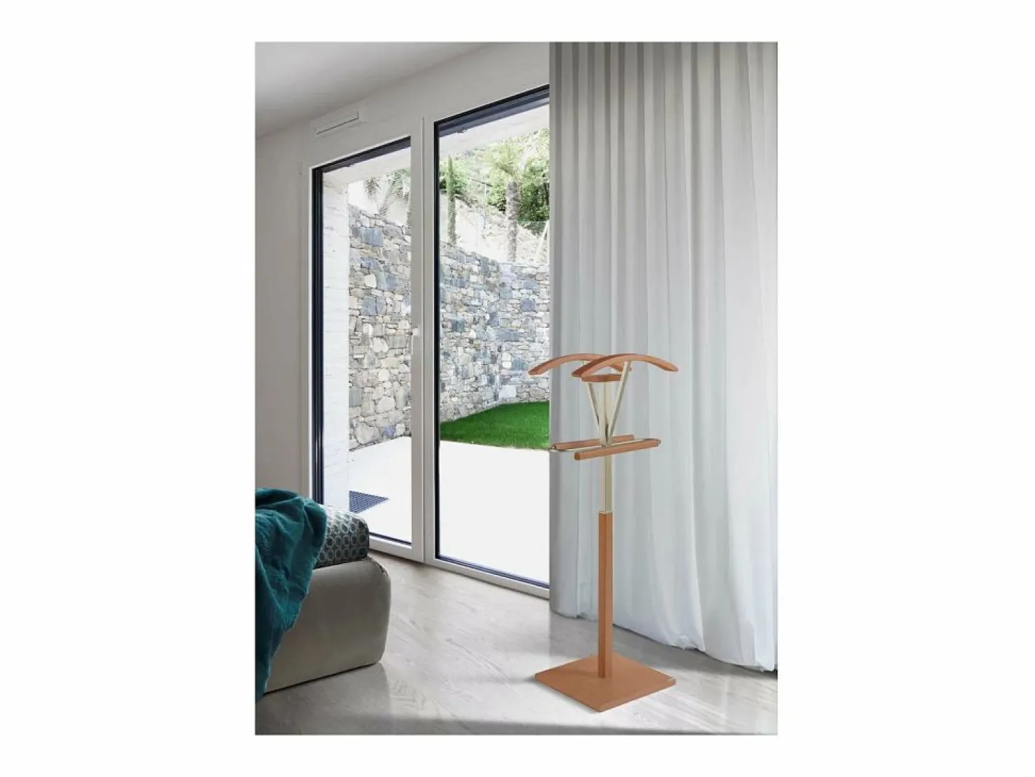 Galán 356 herraje cromo satinado lacado en color cerezo, 110 cm(alto)47 cm(ancho)34 cm(la Galán De Noche