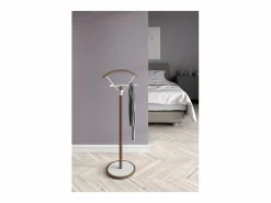 Clearance Galán 315 herraje metálicos lacado en color nogal/, 117cm(alto) 42cm(ancho )34cm(l Galán De Noche