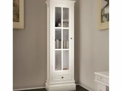 Discount Garden Furniture - Estantería moderna con 3 estantes de madera blanca Blanco