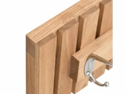 Clearance - Perchero de pared madera maciza de nogal 42x8,5x14 cm Perchero